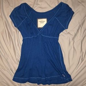 Abercrombie & Fitch Blue Top, Size Small